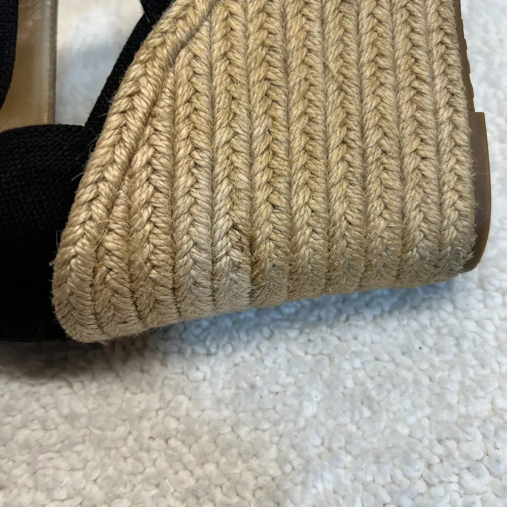 Michael Kors Womens Sandals Damita Wedge Zip Black Size 10M